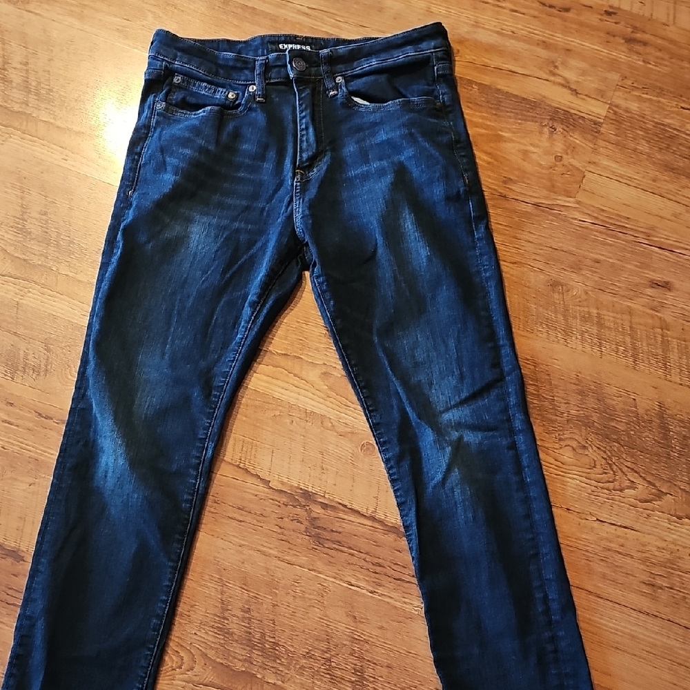 Express Men's Blue Jeans. 31/30 Slim Straight